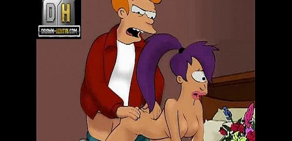  Futurama Porn - Fry and Leela having sex